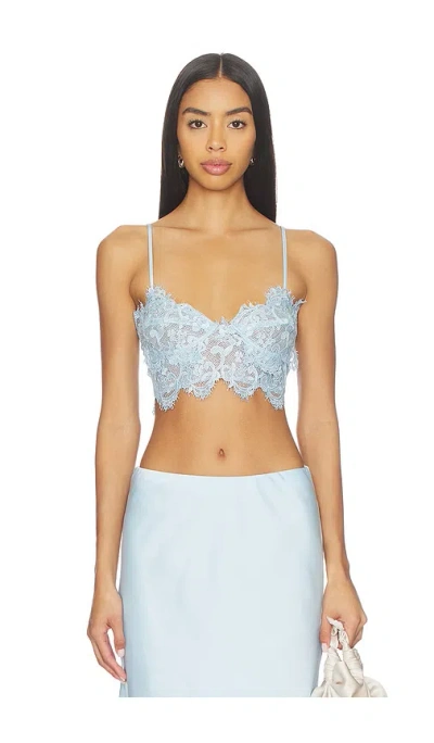 Bardot X Revolve Linella Lace Bralette In Blue
