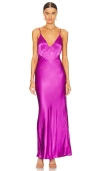 Bardot X Revolve Wintour Midi Slip Dress In Purple Gold