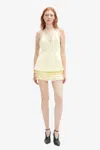 Bardot Yve Halter Neck Cami In Canary Ylw
