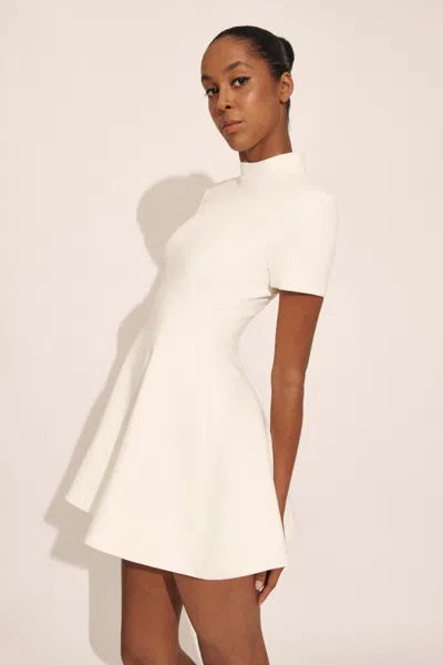 Bardot Zephyra Collar Mini Dress In Orchid Wht