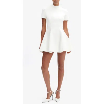 Bardot Zephyra Short Sleeve Minidress In White