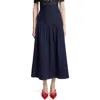 Bardot Zeta Denim Midi Skirt In Blue