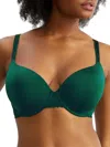 Bare Demi T-shirt Bra In Green