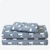 Bare Home 100% Cotton Flannel Sheet Set In Blue
