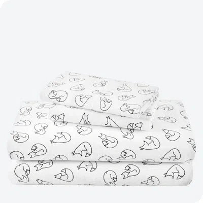 Bare Home 100% Cotton Flannel Sheet Set In White