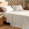 Bare Home 100% Cotton Percale Sheet Set In White