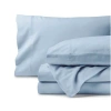 Bare Home 100% Organic Cotton Flannel Sheet Set In Blue