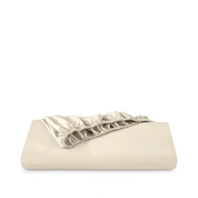 Bare Home 100% Organic Cotton Percale Cooling Fitted Sheet In Neutral