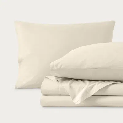 Bare Home 100% Organic Cotton Percale Cooling Sheet Set In Neutral
