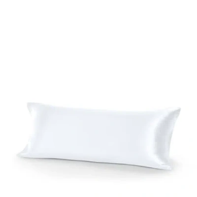 Bare Home 19 Momme 100% Mulberry Silk Pillowcase, Body Size In White