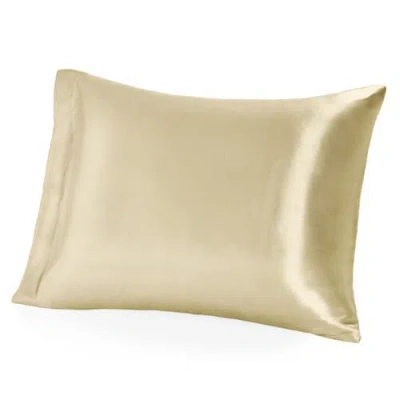 Bare Home 19 Momme 100% Mulberry Silk Pillowcase In Gold