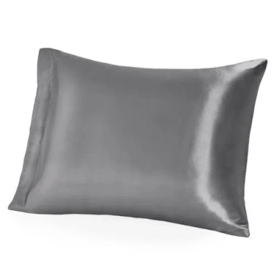 Bare Home 19 Momme 100% Mulberry Silk Pillowcase In Gray
