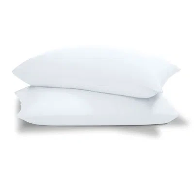 Bare Home 2 Piece Tencel Guest Room Pillowcase Set In White