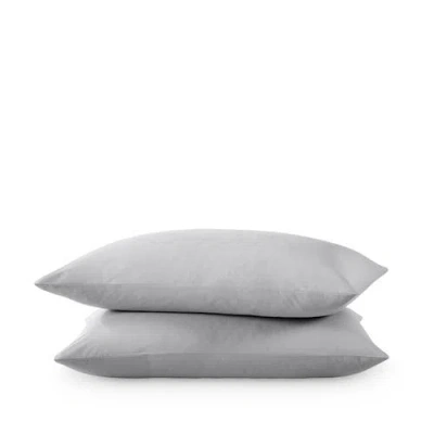 Bare Home 400 Thread Count Organic Cotton Sateen Pillowcase Set In Gray