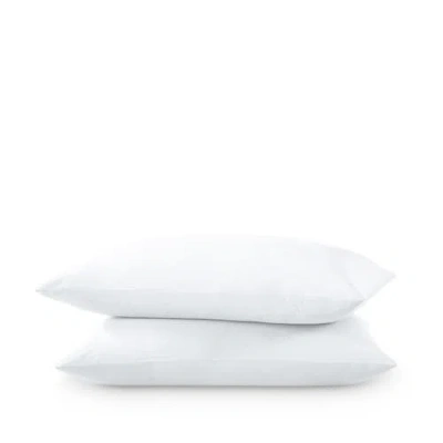 Bare Home 400 Thread Count Organic Cotton Sateen Pillowcase Set In White