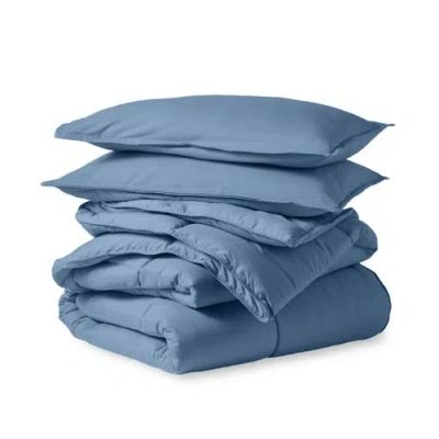 Bare Home All-season Down Alternative Comforter Set In Blue