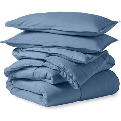 Bare Home All-season Down Alternative Comforter Set In Blue
