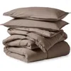 Bare Home All-season Down Alternative Comforter Set In Brown