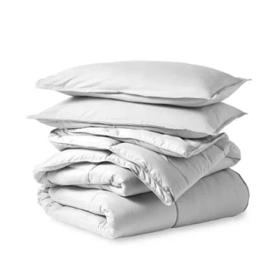 Bare Home All-season Down Alternative Comforter Set In Gray