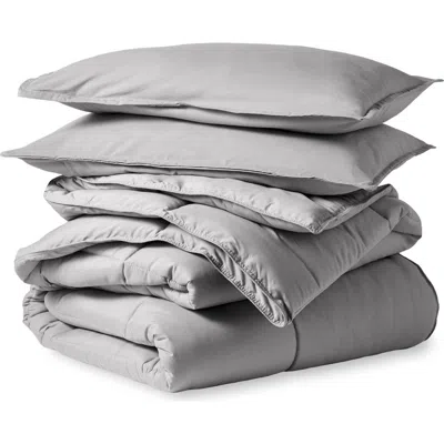 Bare Home All-season Down Alternative Comforter Set In Gray