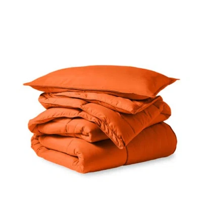 Bare Home All-season Down Alternative Comforter Set In Orange