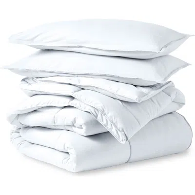 Bare Home All-season Down Alternative Comforter Set In White