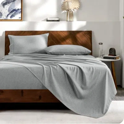 Bare Home Complete Bedding Set - Soft Microfiber In Heather Pewter