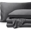 Bare Home Cooling Rayon Sheet Set In Gray