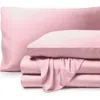 Bare Home Cooling Rayon Sheet Set In Pink
