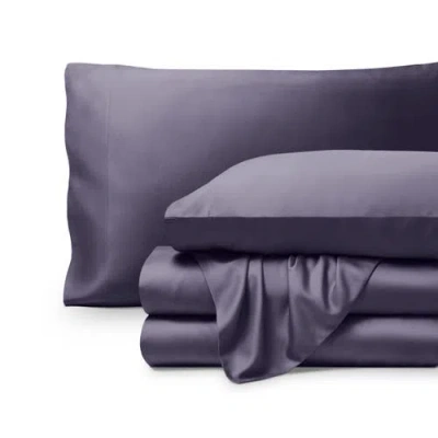 Bare Home Cooling Rayon Sheet Set In Purple