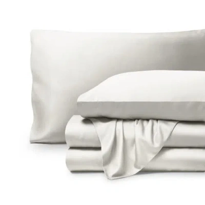 Bare Home Cooling Rayon Sheet Set In White