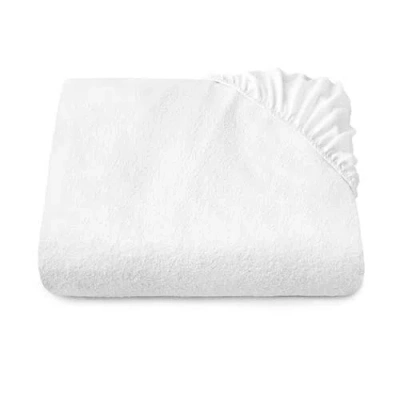 Bare Home Cotton Terry Waterproof Mattress Protector In White