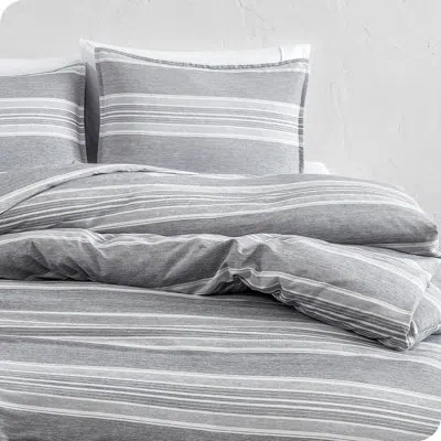 Bare Home Duvet Cover - Lightweight Microfiber In Gray