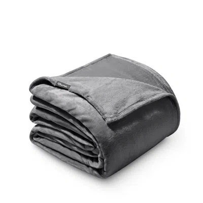 Bare Home Giant Microplush Blanket In Gray