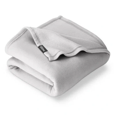 Bare Home Lightweight Polar Fleece Blanket In Gray