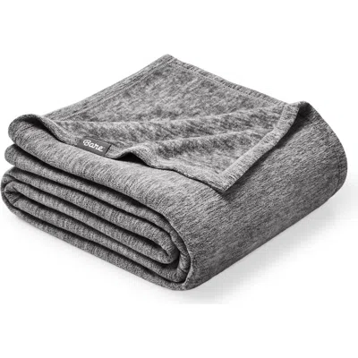 Bare Home Lightweight Polar Fleece Throw Blanket In Gray
