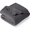 Bare Home Lightweight Polar Fleece Throw Blanket In Gray