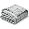 Bare Home Microplush Fleece Blanket In Gray