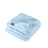 Bare Home Microplush Fleece Throw Blanket In Blue