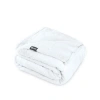 Bare Home Microplush Fleece Throw Blanket In White
