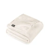 Bare Home Microplush Fleece Throw Blanket In White