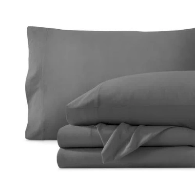 Bare Home Organic Cotton Jersey Sheet Set In Gray