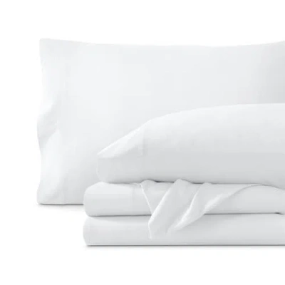 Bare Home Organic Cotton Jersey Sheet Set In White