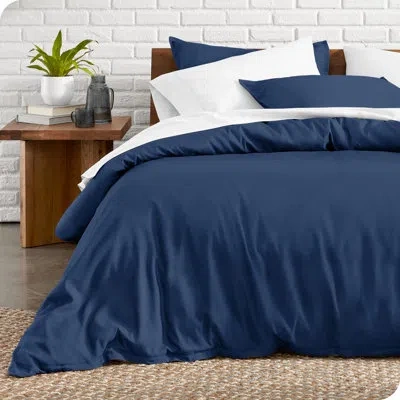 Bare Home Premium Microfiber Modern & Contemporary Duvet Cover & Insert Set In Dark Blue