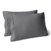 Bare Home Soft Microfiber Pillowcase Set In Grey