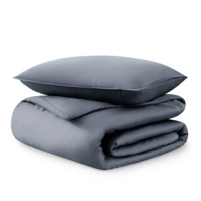 Bare Home Tencel Lyocell Duvet Cover Set In Blue