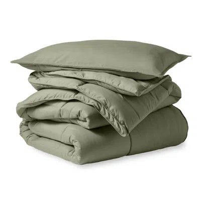 Bare Home Ultra-soft All Season Comforter Set In Sage