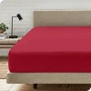 Bare Home Ultra-soft Microfiber Deep Pocket Fitted Sheet In Red