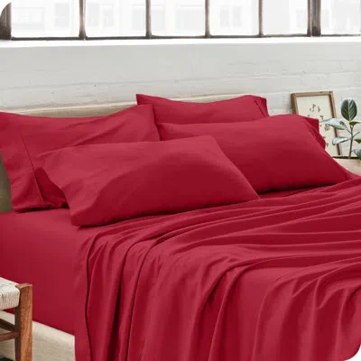 Bare Home Ultra-soft Microfiber Pillowcase In Red
