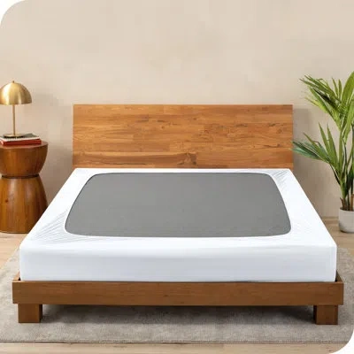Bare Home Wrap Around Box Spring Cover In White